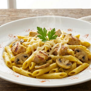 Kremalı Köri Soslu Tavuklu Penne
